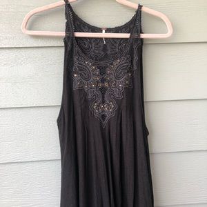 Free People Beaded Tunic Tank